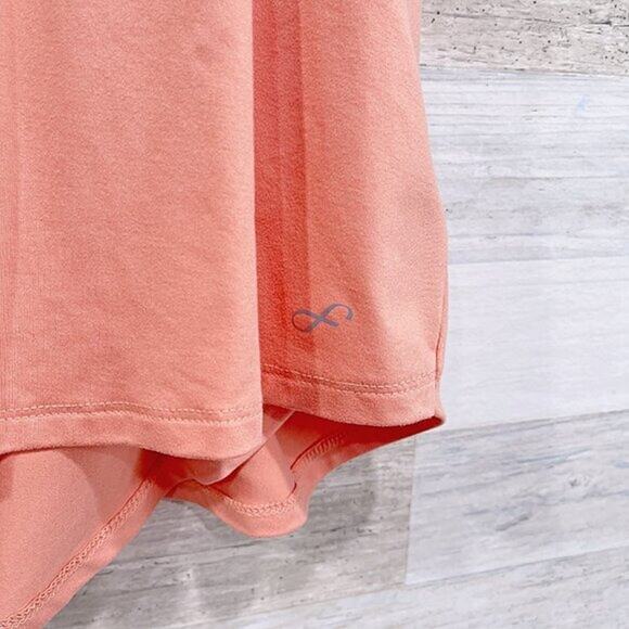 FREELY Cut Out Surplice Back Yoga Tank Orange Activewear Gym Womens Medium - Picture 2 of 5